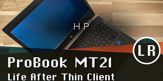 Thin Client Laptop HP