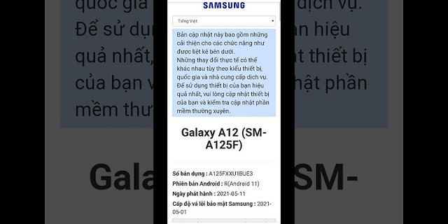 Tiện ích số và kiểm soát truy cập Samsung