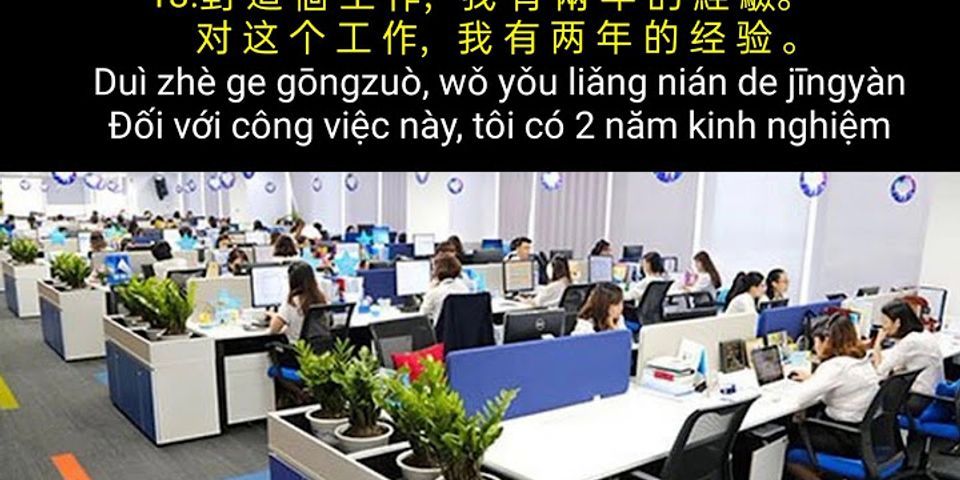 Tiếng Trung giao tiếp cho người đi làm PDF
