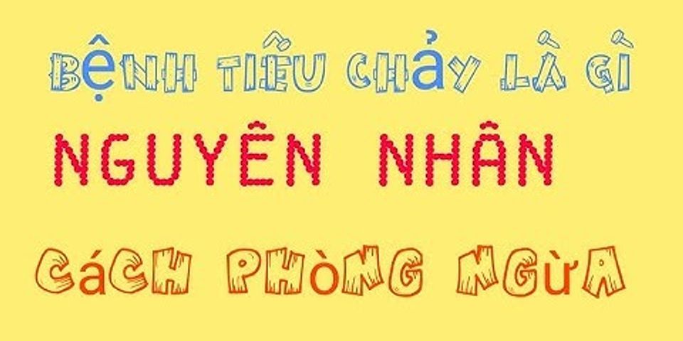 Tiêu chảy là gì