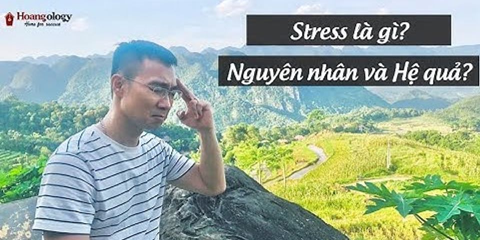 Tính từ của stress là gì