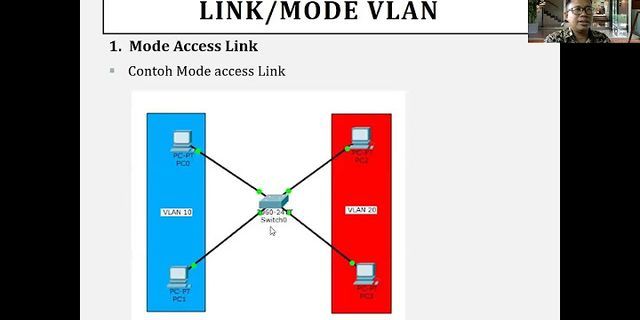 Tipe VLAN yang harus dikonfigurasi pada setiap portnya adalah