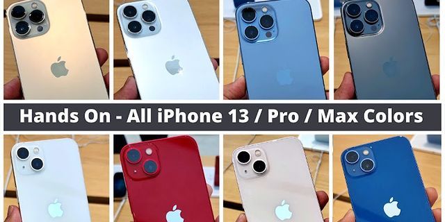 Top 14 iPhone 13 Pro Max colors tốt nhất 2022