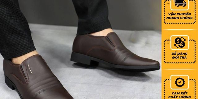 Top 15 giày da bò thật cho nam tăng chiều cao tốt nhất 2022