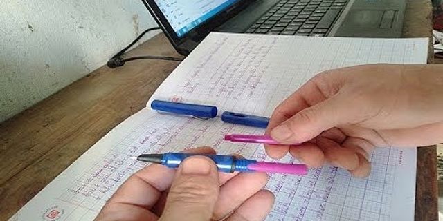 cách thay ngòi bút mực