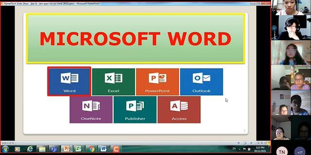 Trong Microsoft Word 2010 để có thể xem văn bản chế độ Toàn màn hình ta thực hiện thao tác nào
