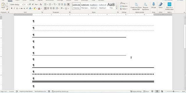 Trong Microsoft Word nháy đúp chuột tài từ trong tài liệu sẽ như thế nào