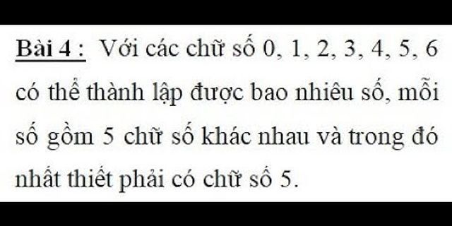 Từ các số 1, 2, 3, 4, 5 lập được bao nhiêu số tự nhiên gồm 2 chữ số khác nhau