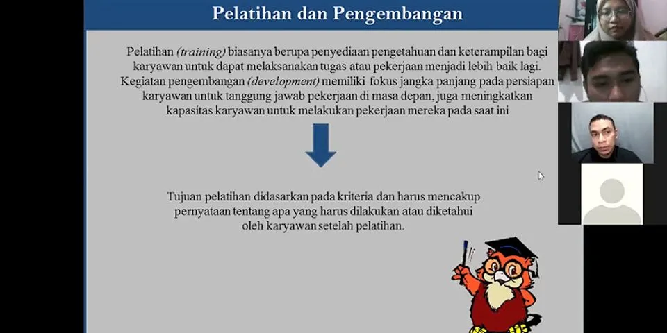 Tujuan utama dari evaluasi pelatihan dan PENGEMBANGAN karyawan apa