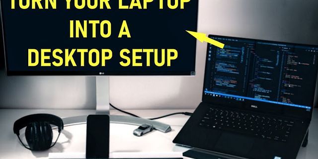 Turn laptop into desktop Reddit