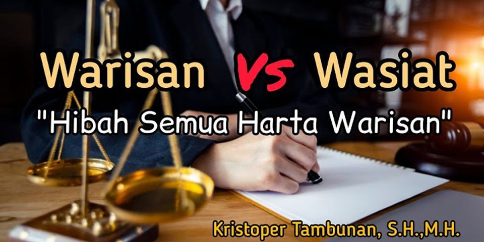 Undang-undang di indonesia yang mengatur tentang harta warisan adalah