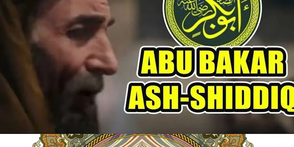 Usaha yang dilakukan Abu Bakar as Siddiq 6 huruf