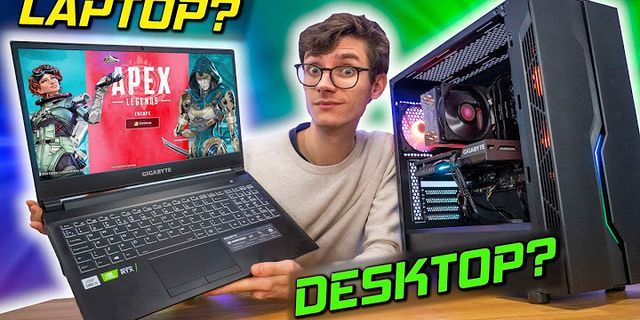 Using gaming laptop as desktop
