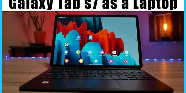 Using Samsung tablet as a laptop