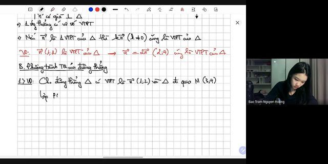 Viết phương trình tổng quát của đường thẳng d đi qua điểm m 1;0 và vuông góc với đường thẳng
