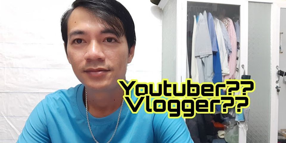 Vlogger nghĩa là gì