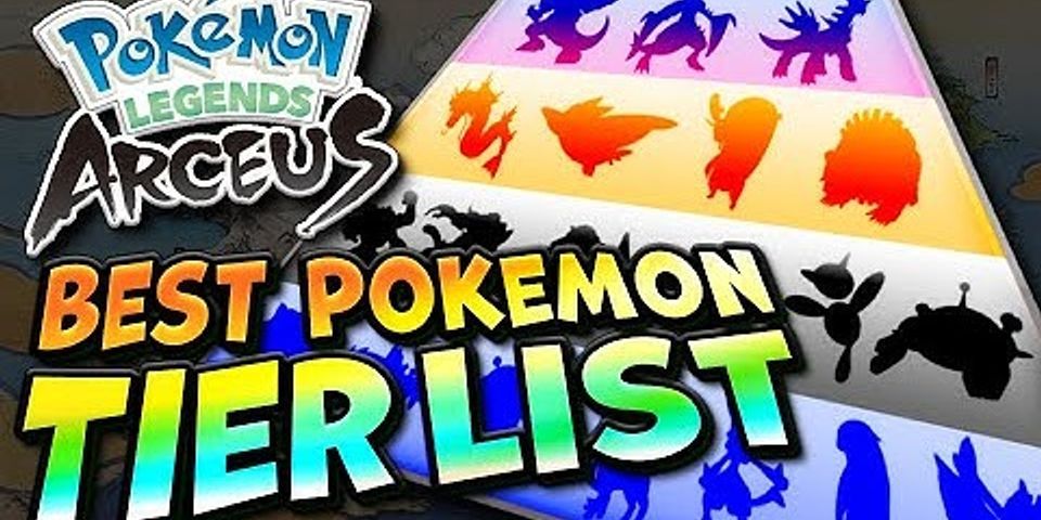 What are the top tier Pokémon?