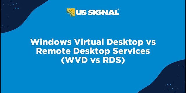 What is Remote Desktop Services Windows 10?