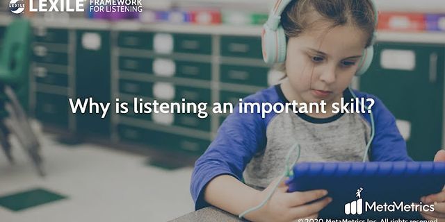 Why listening is important in learning english