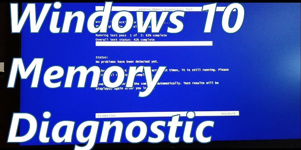Windows Memory Diagnostic Tool là gì