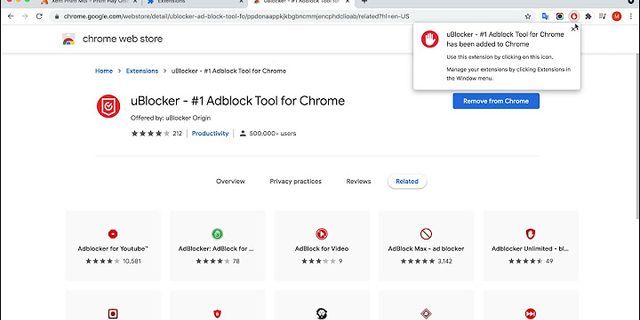 Yab trình chặn quảng cáo cho YouTube Google Chrome