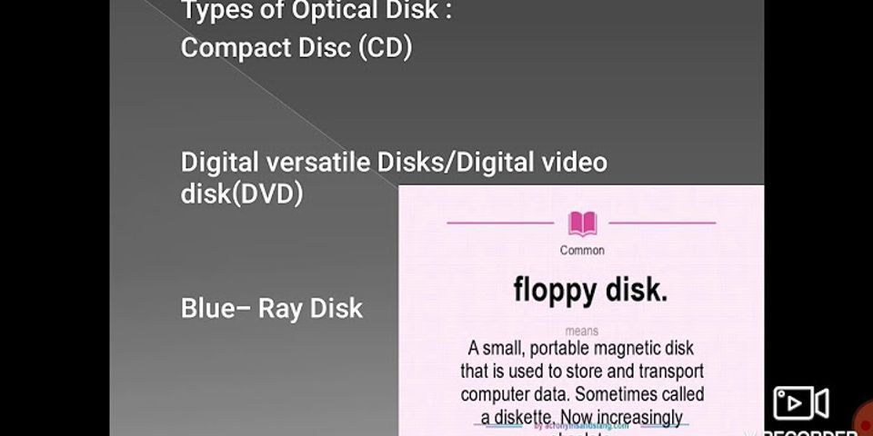 Yang bukan termasuk dari jenis-jenis optical disc adalah