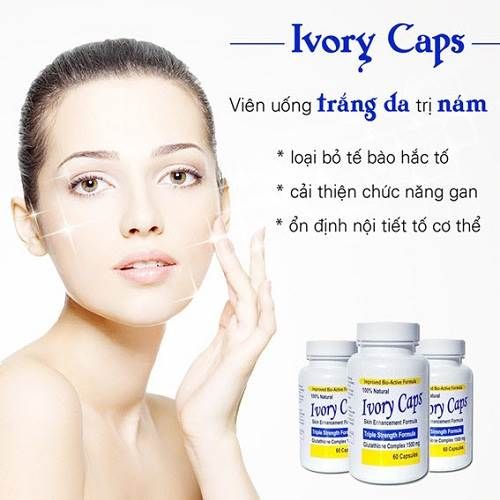 BÓC PHỐT]Review thuốc trắng da ivory caps có tốt không?