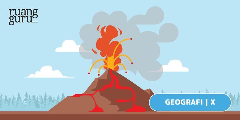Objek penelitian geografi yang sesuai dengan tema dampak abu vulkanis terhadap kondisi lahan di sekitar gunung api adalah