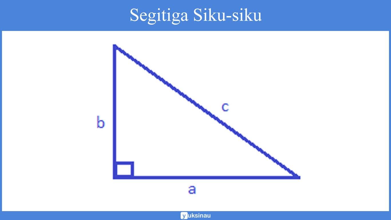 Sebuah segitiga siku-siku hipotenusanya 4 akar 3 cm