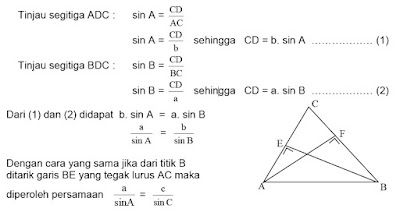 Jika diketahui segitiga abc dengan ukuran panjang sisi dan sudut-sudutnya sebagai berikut