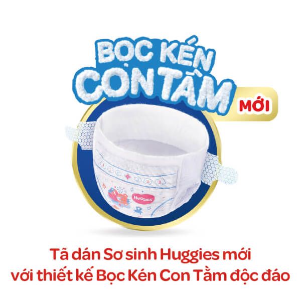 Hình ảnh Bỉm tã dán sơ sinh Dry size S 88 miếng (4-8kg)