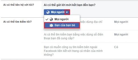 Facebook của một số người không có nút kết bạn, vì sao?