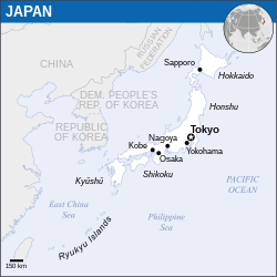 Location of Nhật Bản