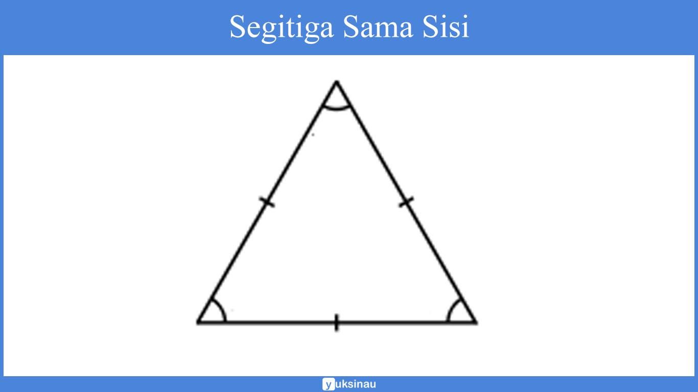 Jenis segitiga yang dibentuk oleh sisi-sisi 3 cm, 7 cm, dan 8 cm adalah ....