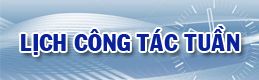 Lịch công tác tuần