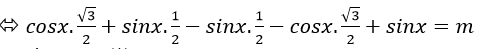 Tìm điều kiện của tham số m để phương trình lượng giác có nghiệm- Toán lớp 11