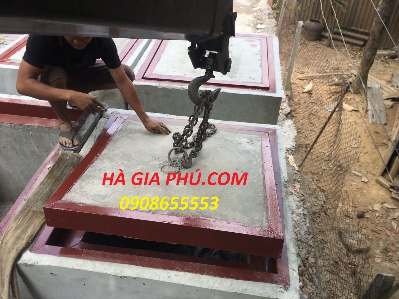 Bán Hố ga bê tông đúc sẵn Cần Thơ - Hà Gia Phú