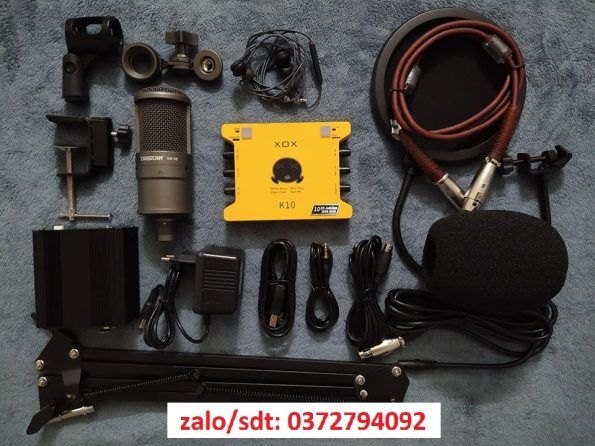 Combo bộ thu âm livestream mic Takstar SM8B và sound card k10 2020 phiên bản 772642923_VNAMZ-2052972132