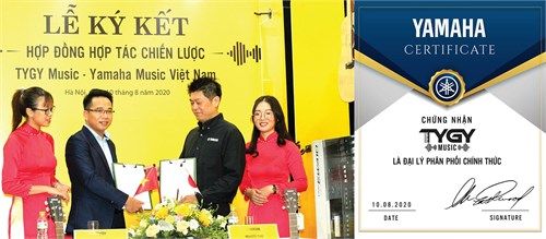 Lễ Ký Kết Thỏa Thuận Hợp Tác Chiến Lược Toàn Diện Giữa Yamaha Và TYGY Music