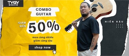 Combo Guitar - Chương trình khuyến mại cực sâu - Tính năng mới được ra mắt 