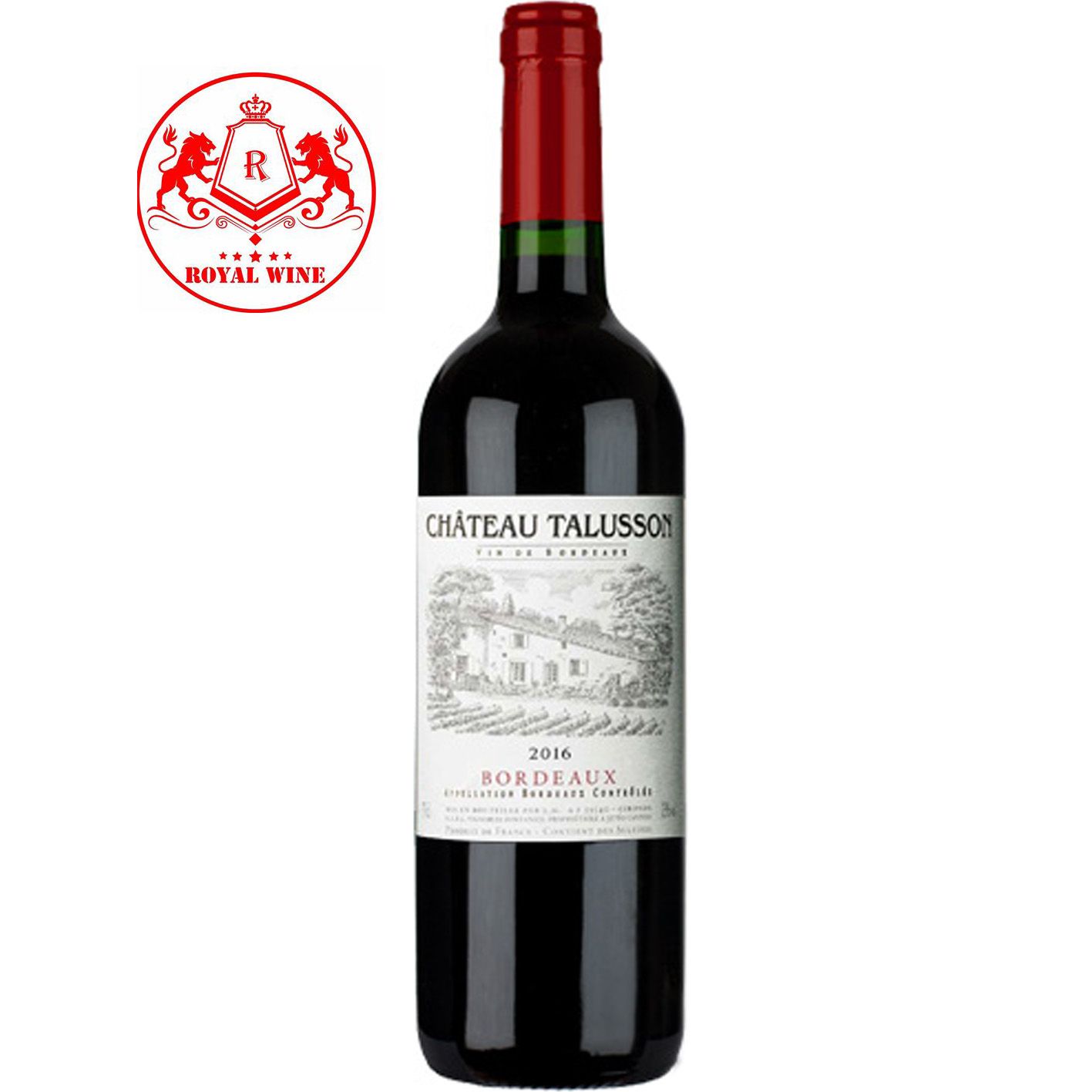 Rượu vang Chateau TALUSSON Bordeaux Red - ROYAL ...