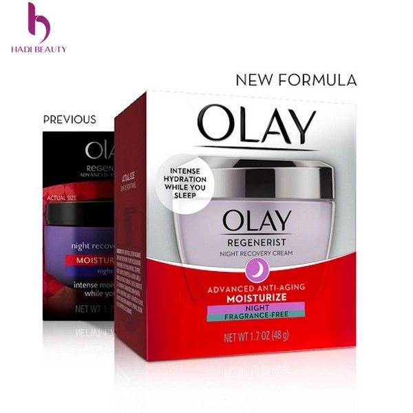 kem dưỡng da mặt ban đêm loại nào tốt Olay Recovery Night Cream Moisturizer