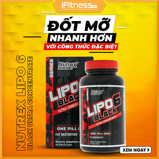  Banner Viên Uống Đốt Mỡ Nutrex Lipo 6 Black Ultra Concentrate 60 Viên