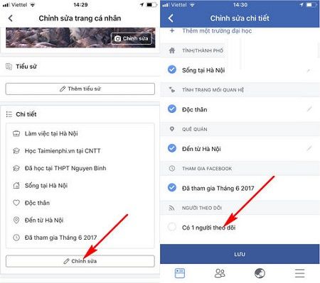 Cách xem ai đang theo dõi Facebook của mình bằng điện thoại