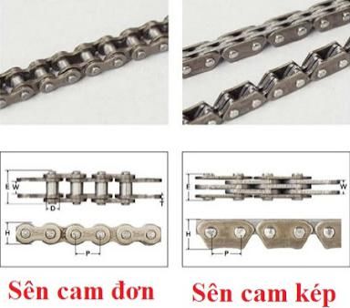 Phân biệt hai loại xích (sên) cam xe máy - Kilu