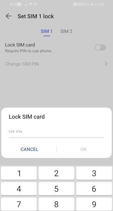 SAMSUNG Galaxy J6 SIM Lock PIN