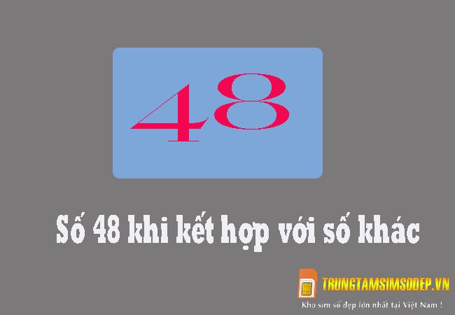 ý nghĩa số 48 kết hợp với số khác